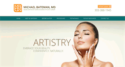 Desktop Screenshot of michaelbatemanmd.com
